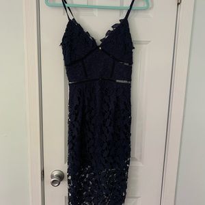 Design lab lace overlay dress